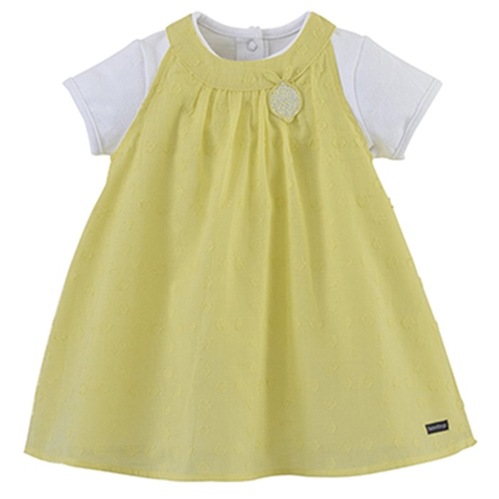 robe bebe jaune